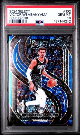 2024 #102 Victor Wembanyama PSA 10 Panini Select