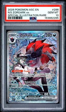 2026 #286 N's Zoroark EX PSA 10 Asc EN-Ascended Heroes