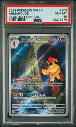 2023 #203 Armarouge PSA 10 Svi EN-Scarlet & Violet