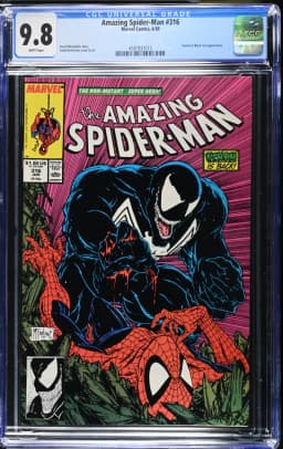 1989 Amazing Spider-Man #316 CGC 9.8 Marvel Comics