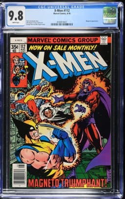 1978 X-Men #112 CGC 9.8 Marvel Comics