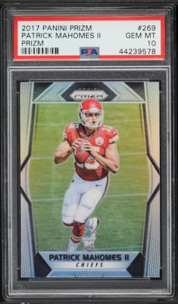 2017 #269 Patrick Mahomes II PSA 10 Panini Prizm Football