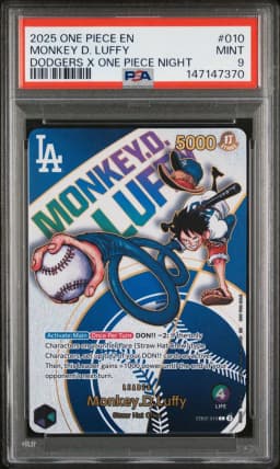 2025 #010 Monkey D. Luffy PSA 9 Promos One Piece