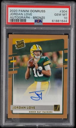 2020 #304 Jordan Love PSA 10 Panini Donruss