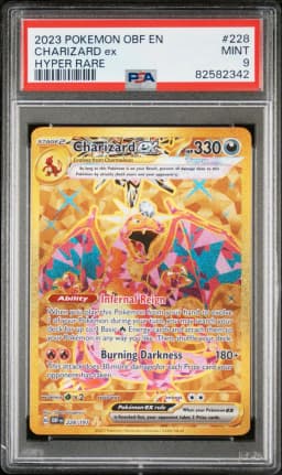 2023 #228 Charizard EX PSA 9 Obf EN-Obsidian Flames