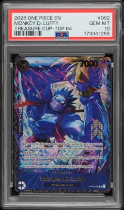 2026 #092 Monkey D. Luffy PSA 10 One Piece Promos