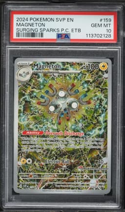 2024 #159 Magneton PSA 10 Svp EN-SV Black Star Promo Pokemon