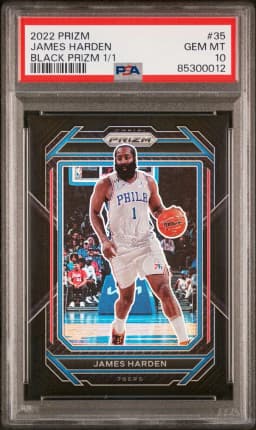 2022 #35 James Harden PSA 10 Panini Prizm