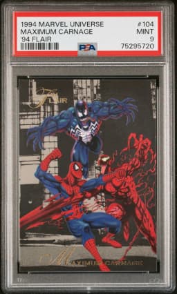 1994 #104 Maximum Carnage PSA 9 Marvel Universe '94 Flair