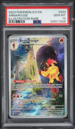 2023 #203 Armarouge PSA 10 Svi EN-Scarlet & Violet Pokemon