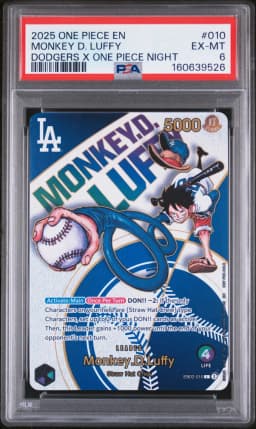 2025 #010 MONKEY D. LUFFY PSA 6 One Piece Promos