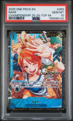 2025 #050 Nami PSA 10 One Piece Promos