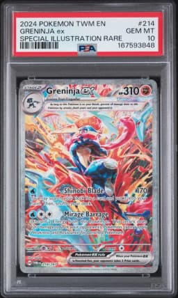 2024 #214 Greninja EX PSA 10 Twm EN-Twilight Masquerade