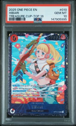 2025 #010 Hibari PSA 10 One Piece Promos