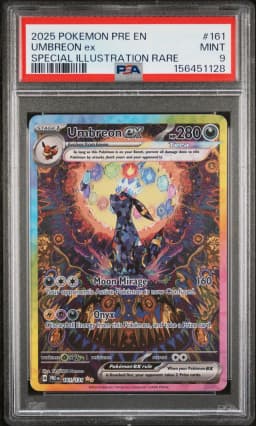2025 #161 Umbreon EX PSA 9 Pre EN-Prismatic Evolutions