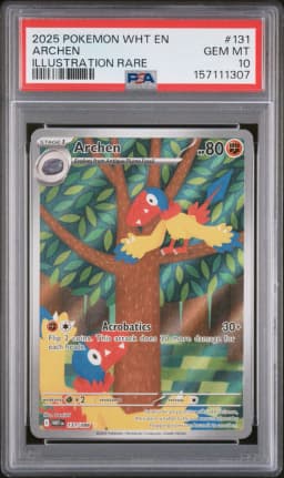 2025 #131 Archen PSA 10 Wht EN-White Flare