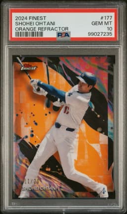 2024 #177 Shohei Ohtani PSA 10 Topps Finest