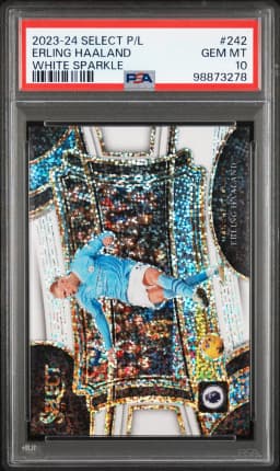 2023 #242 Erling Haaland PSA 10 Panini Select Premier League