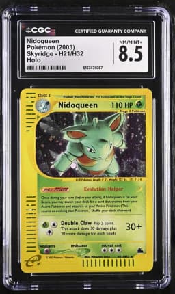 2003 #H21/H32 Nidoqueen CGC 8.5 Skyridge - English