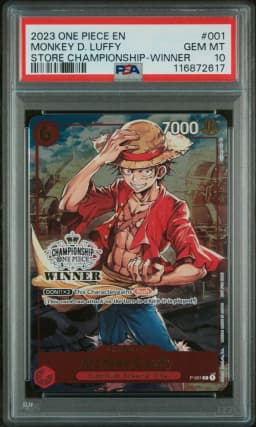 2023 #001 Monkey D. Luffy PSA 10 Promos One Piece
