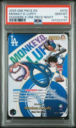 2025 #010 Monkey D. Luffy PSA 10 One Piece Promos