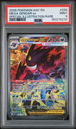 2026 #284 Mega Gengar EX PSA 9 Asc EN-Ascended Heroes