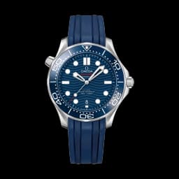 OMEGA Seamaster Diver 300M 42mm - Blue on Rubber Strap