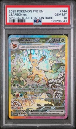 2025 #144 Leafeon EX PSA 10 Pre EN-Prismatic Evolutions