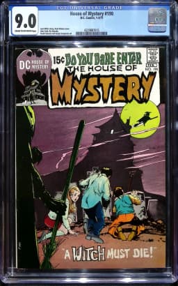 1971 House of Mystery #190 CGC 9.0 DC Comics