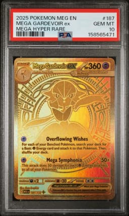 2025 #187 Mega Gardevoir EX PSA 10 Meg EN-Mega Evolution
