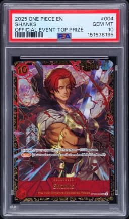 2025 #004 Shanks PSA 10 One Piece Promos