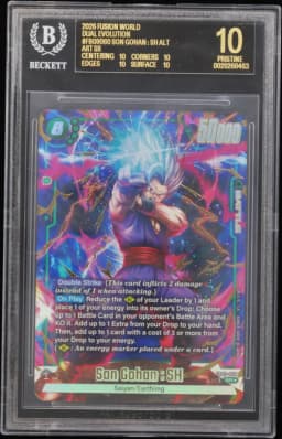 2026 #FB09060 Son Gohan : SH ALT ART SR BGS 10 Dragon Ball Super Card Game Fusion World -DUAL EVOLUTION-