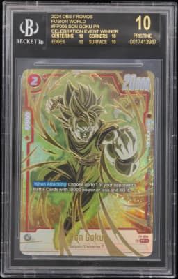 2024 #FP006 Son Goku ALT ART PR/(Celebration Event Winner) BGS 10 Dragon Ball Super Card Game Fusion World Promos