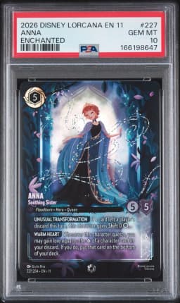2026 #227 Anna - Soothing Sister PSA 10 Disney Lorcana EN 11-Winterspell