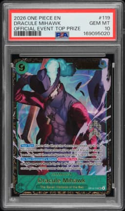 2026 #119 Dracule Mihawk PSA 10 One Piece Promos