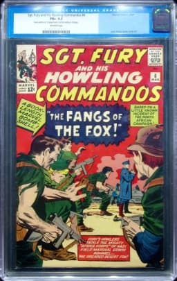 1964 Sgt. Fury and His Howling Commandos #6 CGC 6.5 Marvel Comics