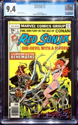 1978 Red Sonja #7 CGC 9.4 Marvel Comics