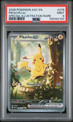 2026 #276 Pikachu EX PSA 9 Asc EN-Ascended Heroes