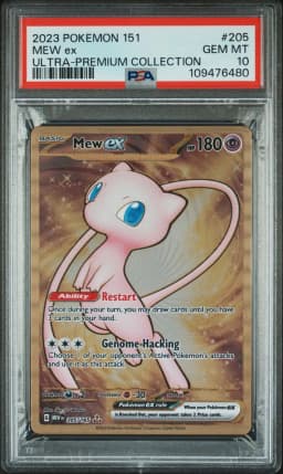 2023 #205 Mew EX PSA 10 151 Ultra-Premium Collection