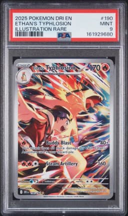 2025 #190 Ethan's Typhlosion PSA 9 Dri EN-Destined Rivals