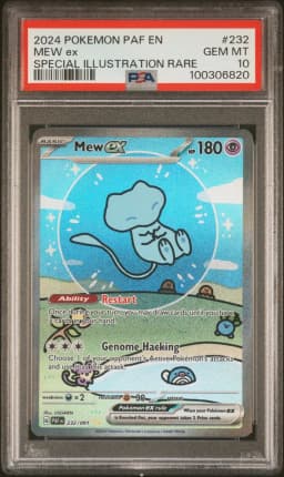 2024 #232 Mew ex PSA 10 Paldean Fates - PAF EN - English Pokemon