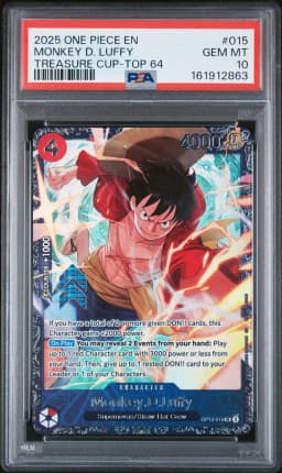 2025 #015 Monkey D. Luffy PSA 10 One Piece Promos