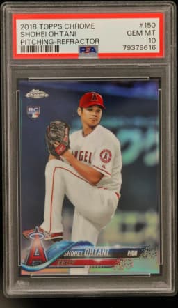 2018 #150 Shohei Ohtani PSA 10 Topps Chrome