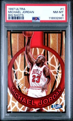 1997 #1 Michael Jordan PSA 8 Ultra Big Shots