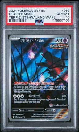 2024 #097 Flutter Mane PSA 10 Svp EN-SV Black Star Promo