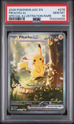 2026 #276 Pikachu EX PSA 10 Asc EN-Ascended Heroes