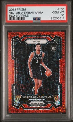 2023 #136 Victor Wembanyama PSA 10 Panini Prizm