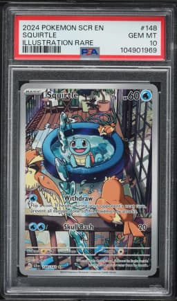 2024 #148 Squirtle PSA 10 Stellar Crown - SCR EN - English Pokemon