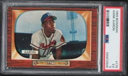 1955 #179 Hank Aaron PSA 5 Bowman Baseball