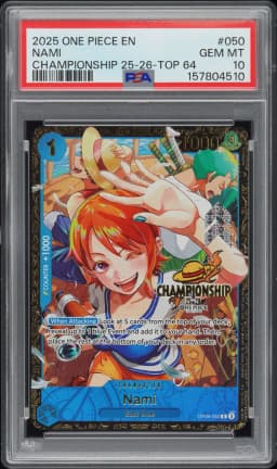2025 #050 Nami PSA 10 One Piece Promos